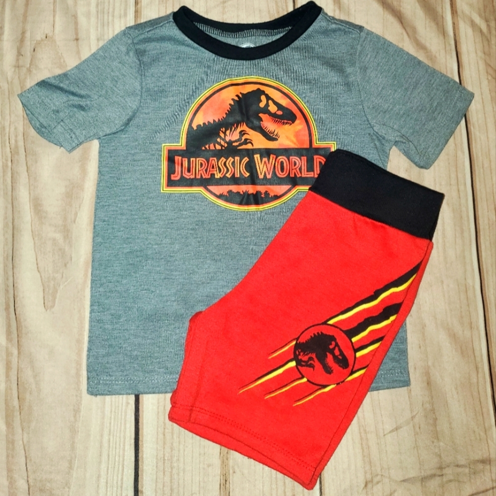 Jurassic World Kids T-Shirt and Shorts Set